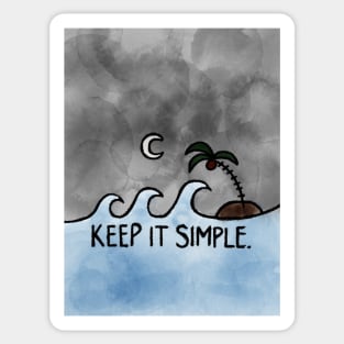 Keep it Simple Sticker